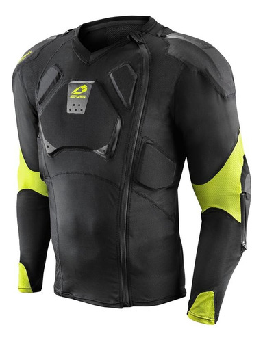 Peto Para Moto Bici Evs Ballistic Pro Negro/ Amarillo