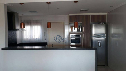 Imagem 2 de 15 de Apartamento Com Sacada Gourmet Na Vila Carrão - Ap0261