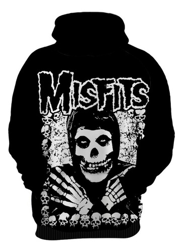 Blusa Moletom Canguru Capuz Misfits 6