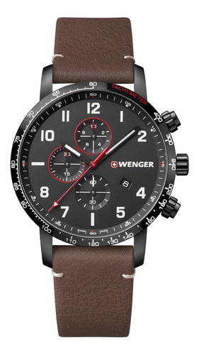 Wenger 011543107 Reloj Casual Para Hombre Acero Inoxidable C