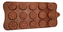 Comprar Molde De Silicona  Flores  Para Bombones Velas Jabones