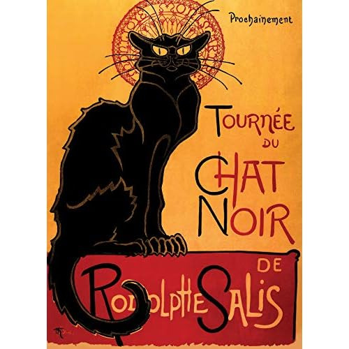 Afiche Vintage  Tournée Du Chat Noir  De Théophile Al...