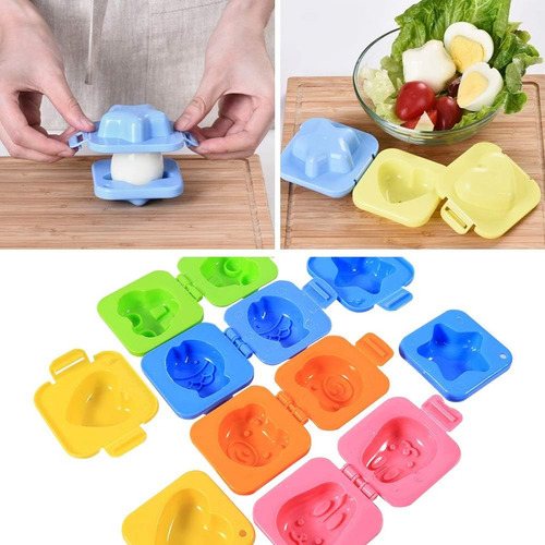 Molde De Arroz Para Sushi Con Forma De Huevo Cocido 6 Piezas