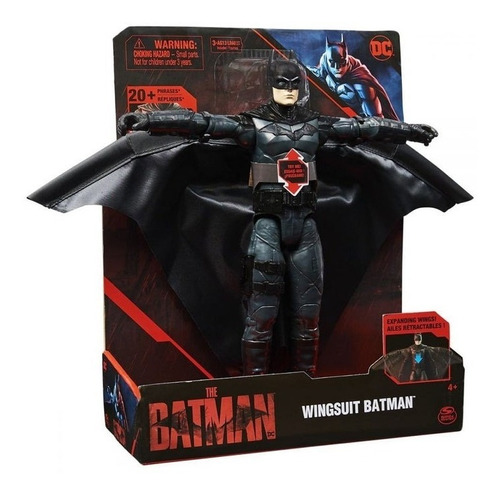 Dc The Batman Wingsuit Batman 30 Cm Spin Master Replay