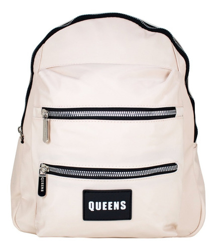 Queens Cartera Mochila Urbana Mujer Bolso Qv22117 3c