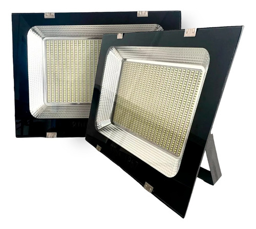 Pack 2 Focos Reflectores 800w Luz Led Exterior Canchas Ip65
