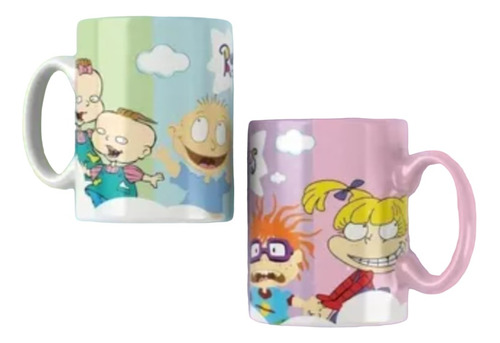 5 Plantillas Sublimacion Rugrats Tazas Tazones