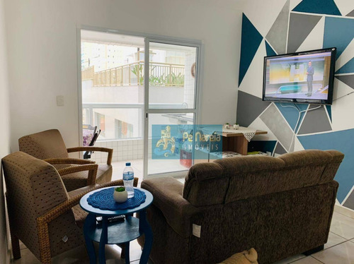 Imagem 2 de 22 de Apartamento Com 2 Dormitórios À Venda, 68 M² Por R$ 330.000,00 - Canto Do Forte - Praia Grande/sp - Ap0693