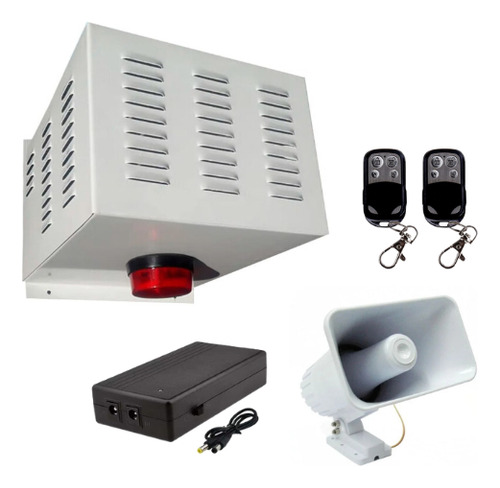 Alarma Comunitaria 130db 30w + Usp De Respaldo / Impotec