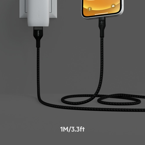 Cable Pro Flex Usb-a A Lightning Negro 1m Negro