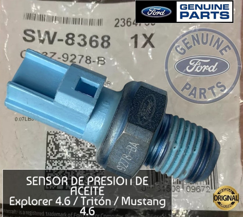 Válvula Sensor Presión De Aceite Explorer 4.6 Tritón Fx4 