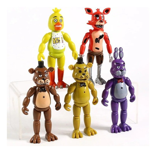 Za Kit 5 Bonecas Animatronics Cinco Noites Na Oferta De