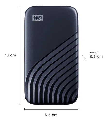 Ssd Externa Western Digital My Passport Blue 500 Gb Portable