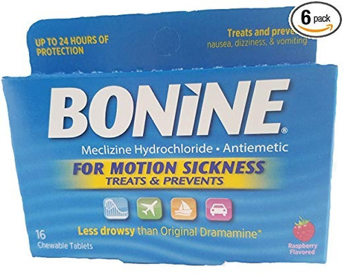 Bonine La Enfermedad De Movimiento Tablets, 16 Comprimidos B