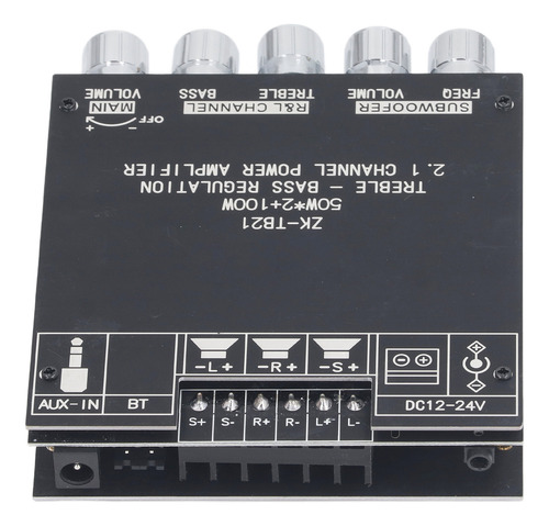 Altavoz Inalámbrico Power Diy Con Módulo Amplificador Bt De