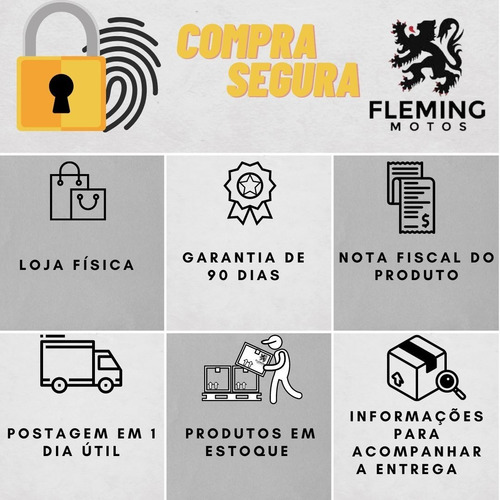 Imagem 3 de 3 de Kit Porca E Trava Do Pinhão Fazer / Lander / Tenere 250.