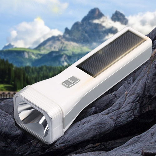 Linterna Solar Recargable De Emergencia Para Exteriores N Le