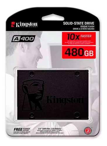 Ssd Kingston Technology, 480 Gb, Serial Ata Iii, 500 Mb/s, 4