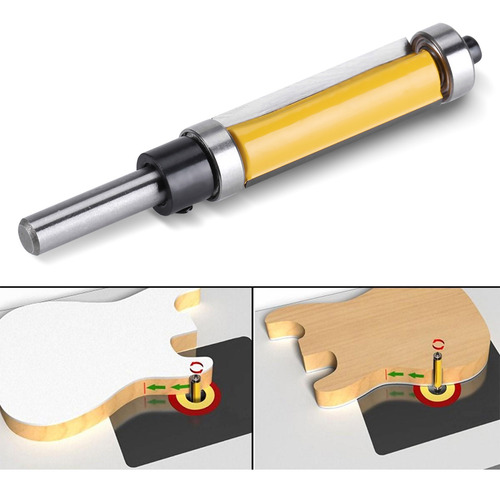 Brocas Para Fresar Raspado Trim De Carpintería Amarillo