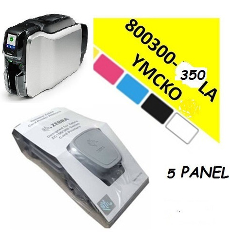 Cinta Impresora Pvc Zebra Zc300  Color 200 Impresones