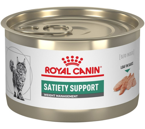 Alimento Royal Canin Satiety Support Felino Lata .145g