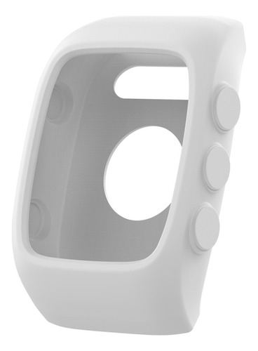 Funda De Reloj De Silicona Para Polar M430 Blanca