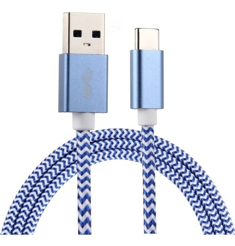 Cable Usb-c Tipo Ult Unite 1m Knit Texture Usb 3.0