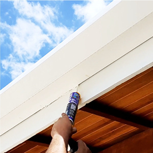 Veda Calha Aluminio Rufos Pu Flex Branco 280ml + Aplicador