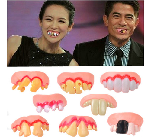 B Adereços Engraçados De Decoração De Dentaduras Vampiros