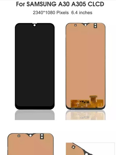 Imagen 2 de 3 de Pantalla Lcd Táctil Para Celular Samsung A30 Tft Alta Calida