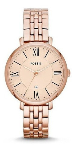 Fossil Jacqueline Es3435 Rose Tone Reloj Mujer 36mm