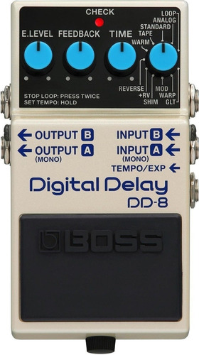 Pedal De Efecto Boss Dd-8 Digital Delay Short Loop