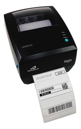 Impressora Etiqueta Elgin L42 Pro Full Usb Ethernet Serial