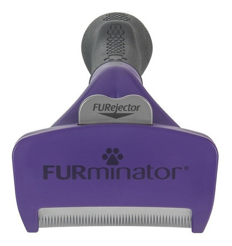 Cepillo Furminator Pelo Corto M/l Gato Mediano Grande Color Violeta