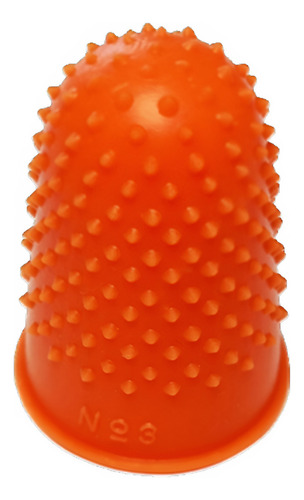Dedal Nextep De Silicona #13 Bolsa Con 10 Unidades Naranja Naranja