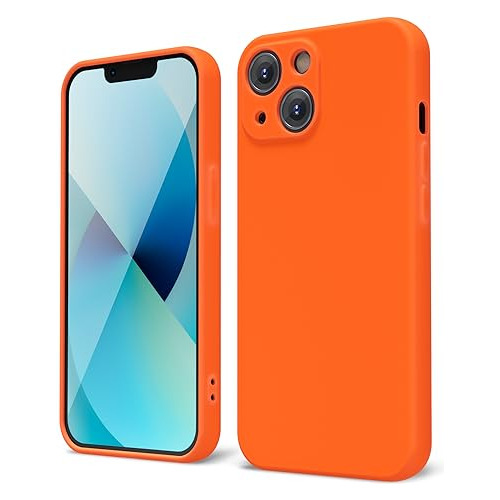 Funda Para iPhone 13 Mini Fluorescent Bright Solid Color -02