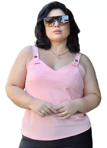 Blusas Brancas Femininas Plus Size