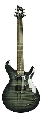 Iyv 6 Cuerdas Ip-350 Tbk Prs Guitarra Eléctrica De Cuerpo Só