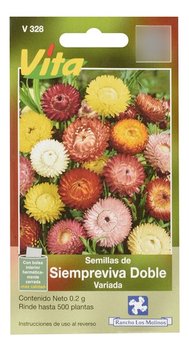 Semillas Siempreviva Doble 0.2 Gr Multicolor