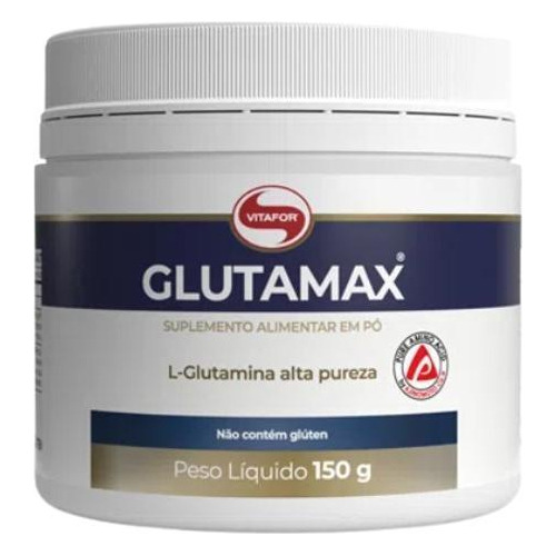 Kit 2x: Glutamax Aminoácidos L-glutamina Vitafor 150g