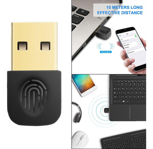 Adaptador Portátil Usb Bluetooth 5.0 Dongle Sem Fio Para