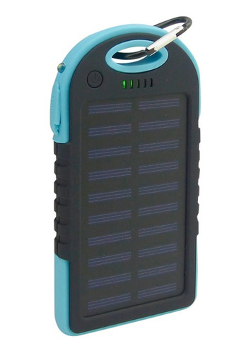 Bateria De Emergencia Solar Para Smartphone, 2 Usb. 5000 Mah