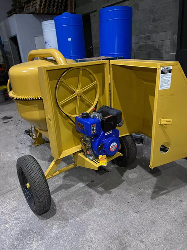 Trompo-mezclador Concreto Domosa 1saco 360l Motor 7hp Gasoil