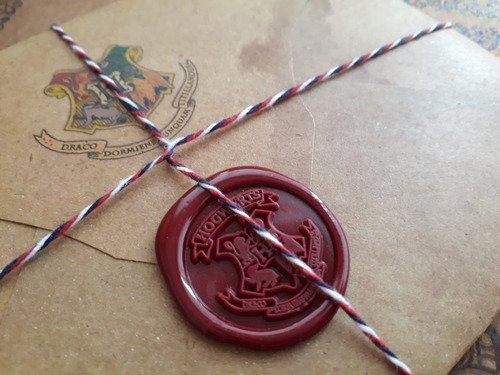 Carta Hogwarts+boleto+mapa+instrucciones+sello  Harry Potter