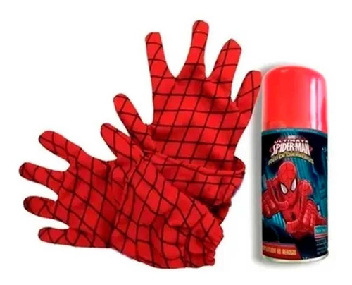 Guantes Spiderman Con Aerosol Art. Cad2009