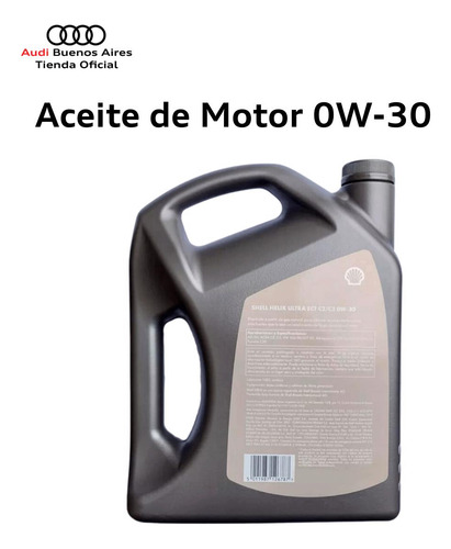 Aceite De Motor 0w-30 4 Litros Audi A1 2011 Al 2021
