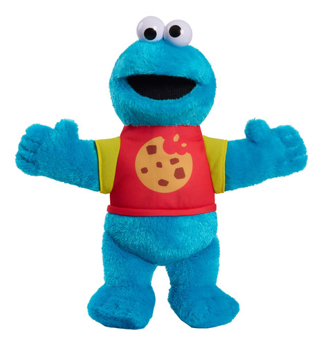 Peluche Azul De Monstruo De Galletas Cantarín Relleno Recicl