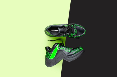 Imagen 7 de 8 de Zapatillas Zapatos De Mujer De Cuero Vacuno Cook - Ferraro