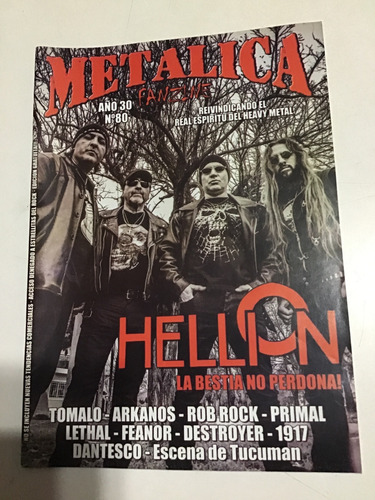 Metalica Fanzine 74 Dic 2014 Falcon El Dragon (Usado)