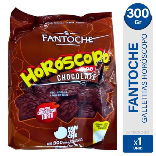 Galletitas Fantoche Horoscopo Chocolate 300g Choco Dulces